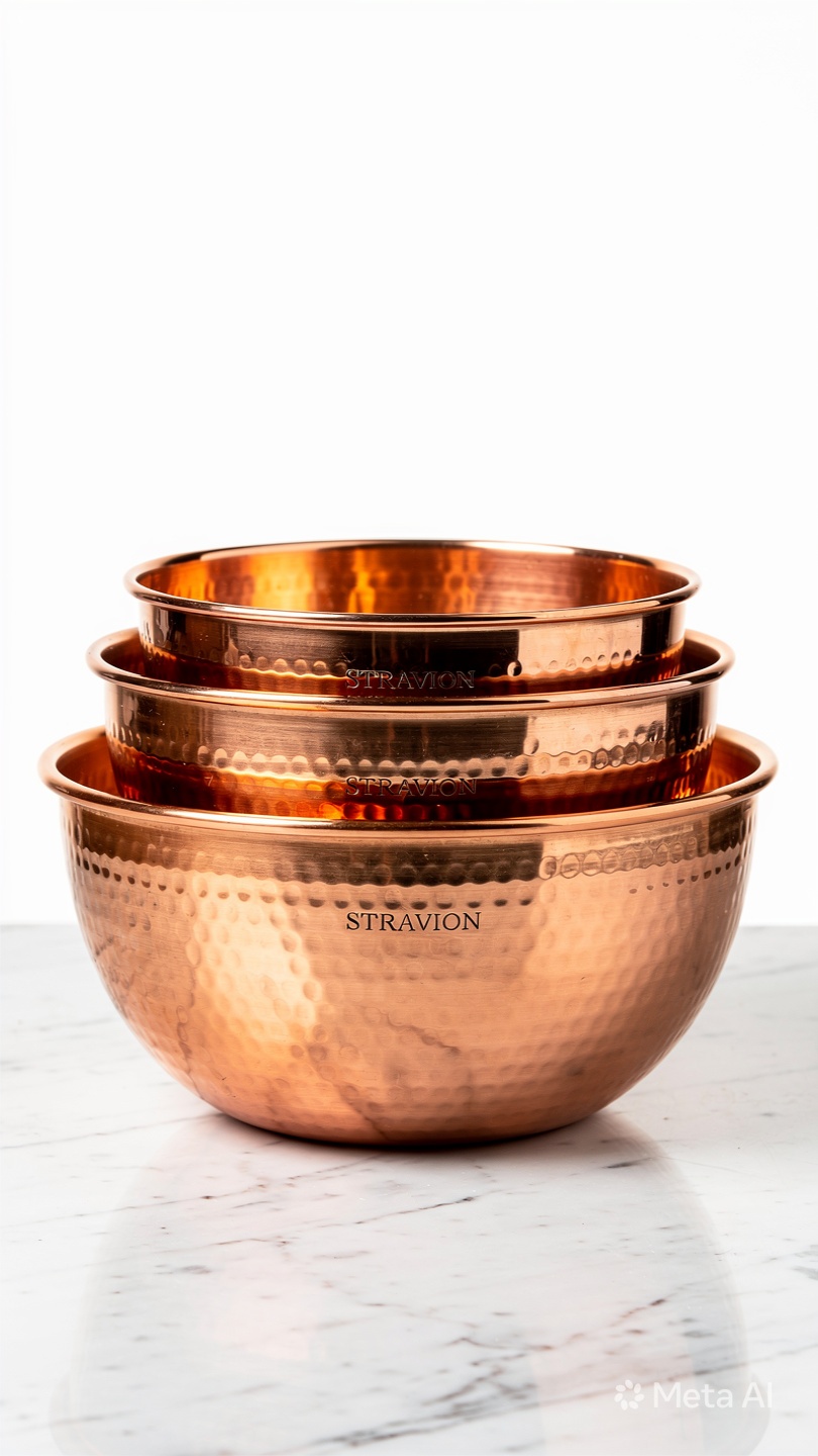Copper Mixing Bowls